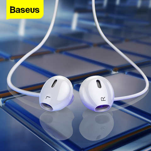 Baseus проводные наушники-вкладыши гарнитура с микрофоном стерео Бас Звук 3,5 мм разъем наушники-вкладыши наушники для iPhone Samsung Xiaomi 32879830790