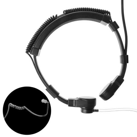 2-контактный горловой микрофон PTT, наушник, микрофон для рации Baofeng UV5R Talkie-M35 32881973096