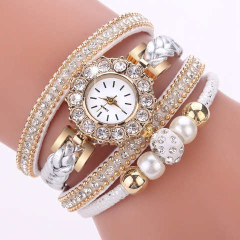 Часы наручные женские с жемчугом, роскошные креативные повседневные, с браслетом, подарок для женщин 32882254071