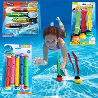 Розничная упаковка, новинка 2018, летняя игрушка Torpedo Rocket метательная игрушка, забавные игрушки для бассейна и дайвинга, детская игрушка для подводного плавания # CS 32887733815