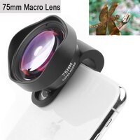 Профессиональный объектив для камеры телефона 75 мм макрообъектив HD DSLR эффект клипса для iPhone 12 11 Pro Max Samsung S20 Plus Huawei Xiaomi 32888113922