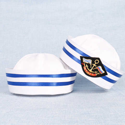 Кепка tain MiSailor, винтажная белая армейская Кепка, корабль, лодка, военная Кепка, морская Кепка s с якорем для женщин и мужчин, Детская кепка VL 32889105052
