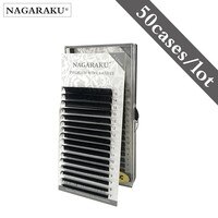 Ресницы для наращивания NAGARAKU, 16 рядов/упаковка, 15 упаковок/набор 32890384817