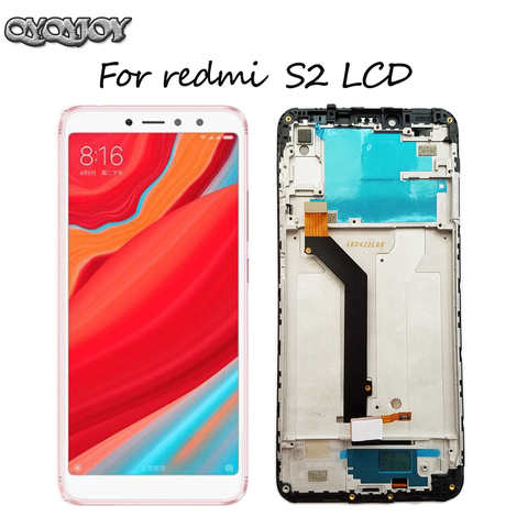 ЖК-дисплей с дигитайзером сенсорного экрана в сборе для Xiaomi Redmi S2, черный/белый, с рамкой/без рамки 32895165558