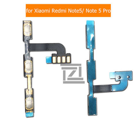 Гибкий кабель для Xiaomi Redmi Note 5 Pro, запасные части для ремонта, кнопка включения и выключения громкости, Боковая кнопка, шлейф 32895406369