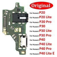 100% Оригинальный USB-разъем зарядное устройство зарядный порт для Huawei P9 P10 P20 P30 P40 Lite E Plus Pro док-плата гибкий кабель 32901266238