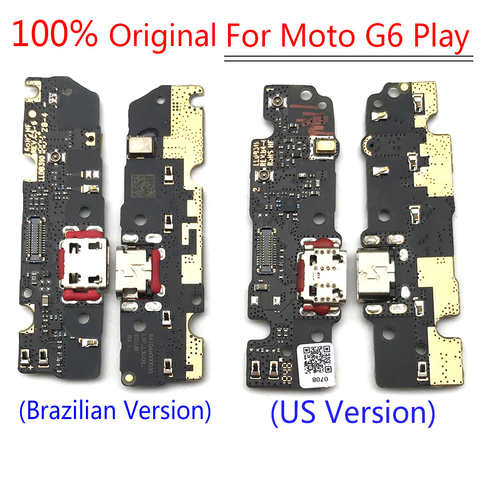 Оригинальный новый для Motorola moto G6 play G7 Play Power USB зарядное устройство зарядный порт микро док-разъем гибкий кабель плата Ремонт Часть 32901988782