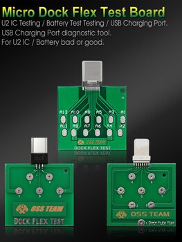 Печатная плата Micro USB, гибкая зарядная док-станция, Ремонтный тестер для iPhone 8, 7, 6, Andorid, инструмент для фиксации питания аккумулятора, USB U2, тестовый ремонт 32902588908