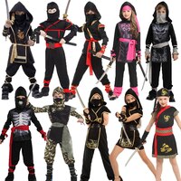 Костюмы на Хэллоуин Umorden для мальчиков, костюм ниндзя с драконом, карнавальный костюм воина для девочек, нарядное платье для детей 32909214898