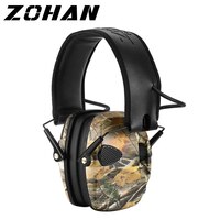 Тактические наушники ZOHAN с защитой от шума для охоты, стрельбы, наушники с шумоподавлением, Электронная Защита слуха, защита ушей 32911049762