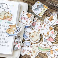 Kawaii Be My Cat Декоративные Канцелярские наклейки для скрапбукинга DIY дневник альбом Стик этикетка 32911283360