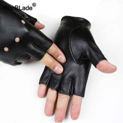 Детские кожаные перчатки WarBLade, дышащие митенки без пальцев для мальчиков, перчатки без пальцев для девочек 32911513258