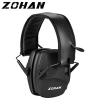 Электронные Наушники ZOHAN для съемки, защита ушей, усиление звука, защита от шума, профессиональный охотничий защитник для ушей, для спорта на открытом воздухе 32911786204