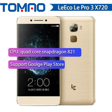Новый оригинальный 5,5 ''LeTV LeEco Le Pro 3 X720 мобильный телефон 4G RAM 32G ROM Snapdragon821 Quad Core 16MP 4070 мАч 4G LTE отпечаток пальца 32915160112