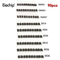 Диод Шоттки SMA 1N4001 1N4004 1N4007 SS14 SS24 SS34 SS16 SS26 SS36, 90 шт. 32916362422