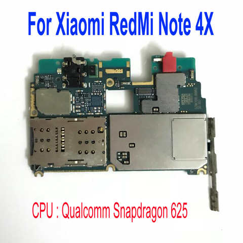 Оригинальная разблокированная мобильная электронная материнская плата с полным чипом схемы для Xiaomi Redmi Note 4X Note4 глобальная версия 32918287526
