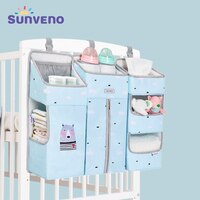 Sunveno органайзер для детской кроватки, подвесная сумка для хранения детской одежды, органайзер для предметов первой необходимости, сумка для подгузников 32920474910