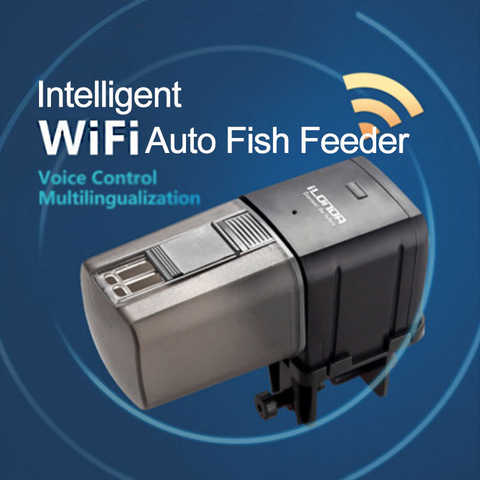 Wifi Беспроводной интеллектуальный пульт дистанционного управления для аквариума, пищевой диспенсер, аквариумная кормушка для рыб 32923900094