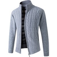 2022 Новые мужские свитера осень зима теплый кардиган на молнии свитера мужские повседневные трикотажные свитера мужская одежда 32929455805