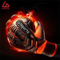 Мужские профессиональные футбольные перчатки для вратаря, защитные перчатки для пальцев, уплотненные латексные футбольные перчатки для вратаря futbol 32933274766