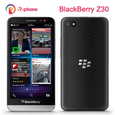 BlackBerry Z30 Восстановленный мобильный телефон с двумя ядрами 4G WiFi 8MP 5,0 "16 Гб ROM смартфон Оригинальный разблокированный 32948176437