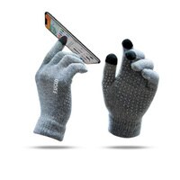 Перчатки мужские, женские, зимние, вязаные, с пальцами, для занятий бегом, для сенсорного экрана, тренажерного зала, фитнеса 32953075529