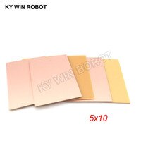 5 шт. PF PCB 5*10 см односторонняя медная плакированная пластина DIY PCB Kit ламинированная печатная плата 5x10 см 50x100x1,5 мм 32953110750