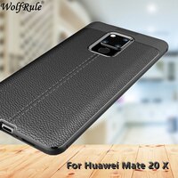 Чехол для Huawei Mate 20 X, силиконовый чехол из ТПУ для Huawei Mate 20 X Funda Lichee Hybrid, чехлы для Huawei Mate 20X, чехол для телефона 32953272499