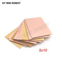 10 шт. PF PCB односторонняя медная плакированная пластина DIY PCB Kit ламинированная печатная плата 5x10 см 32954527473