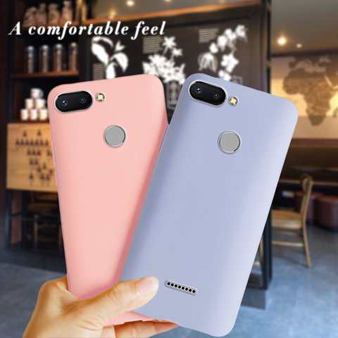 Чехол для Xiaomi Redmi 6, силиконовый мягкий чехол из ТПУ, задние телефонные чехлы для Xiaomi Redmi6, Redmi 6, чехол-бампер для xiaomi redmi 6, чехлы 32954894015
