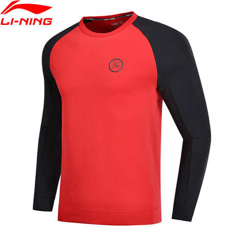 Li-Ning мужской свитер серии Уэйд с 3D облегающей подкладкой, 66% хлопок, 34% полиэстер, удобная спортивная толстовка AWDN899 COND18 32955363509