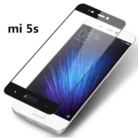 Закаленное стекло с полным покрытием для Xiaomi Mi5S Mi 5S, защита экрана, защитная пленка для Xiaomi Mi5S Mi 5S, стекло 32961376214