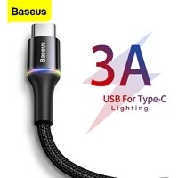 Кабель для зарядки BASEUS, USB Type-A-Type-C, 3A, 0.25/0.5/1/2/3 м 32961756762