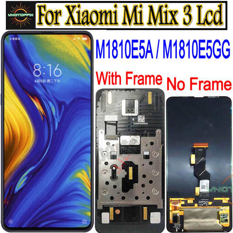 ЖК-дисплей Mix3 для Xiaomi Mi Mix3 ЖК-дисплей сенсорный экран дигитайзер в сборе для Xiaomi Mi Mix 3 MiMix3 M1810E5A M1810E5GG Lcds 32962202972