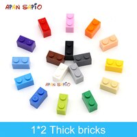 Блоки для Детского конструктора, 1x2 точки, совместимые с 100 пластиковыми блоками, 3004 шт. 32964340899