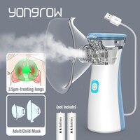 Yongrow медицинский бесшумный сетчатый распылитель ручной ингалятор с астмой, распылитель для здоровья детей, мини портативный ингалятор увлажнитель воздуха 32965995818