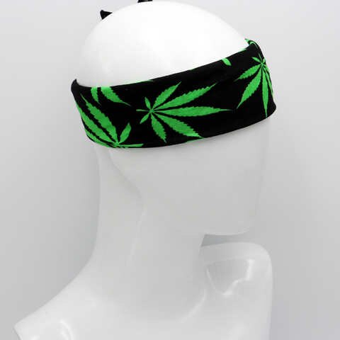 Хлопковая Бандана с зелеными листьями, черный хип-хоп, Мужская квадратная Шейная повязка на голову, платок, головной убор 32967294411