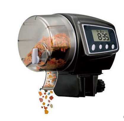Автоматическая кормушка для рыб, аквариумный дозатор еды для рыб, регулируемая автоматическая кормушка, автоматический ЖК-дисплей, Таймер подачи 32974561234
