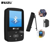 Спортивный MP3-плеер RUIZU X50 с Bluetooth, 8 ГБ, мини-клип, музыкальный аудио плеер с поддержкой FM-радио, часы, шагомер, видео 32978396671