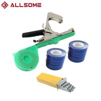 ALLSOME машина для завязывания растений садовые растения Tapetool Tapener + 10 рулонов лента Набор для овощей виноград помидор огурец перец цветок 32979195169