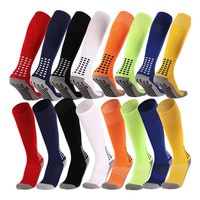 Нескользящие дышащие мужские летние хлопковые и резиновые носки для бега длинные футбольные носки высокого качества мужские женские велосипедные носки 32981165044