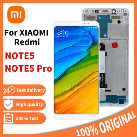 Оригинальный ЖК-дисплей для Xiaomi Redmi Note 5 Pro Prime, ЖК-дисплей с сенсорным экраном и рамкой для Xiaomi Redmi Note 5 Note5 Pro, ЖК-дисплей 32982649715