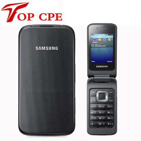 Оригинальный разблокированный телефон Samsung C3520, флип-камера 2,4 МП, черный/серебристый/розовый цвет, дюйма, гарантия 1 год 32984706146