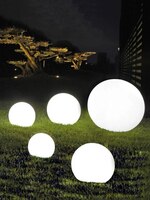 Водонепроницаемый светодиодный садовый шар светильник уличные газонные лампы, перезаряжаемые рождественские вечеринки, RGB Пейзаж, бассейн, плавасветильник 32989610554