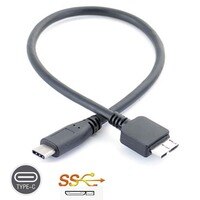 Кабель для зарядки USB-C/Micro B, Micro USB 3.0, USB 3.1, 30 см, для передачи данных, высокая скорость 32993502364