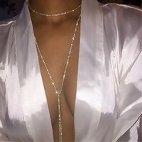 NK121, Европейская и американская мода, ожерелье-чокер с дикими кристаллами, украшение для женщин, бесплатная Регулировка Вечерние вечернее ожерелье, ювелирные изделия 32993964011