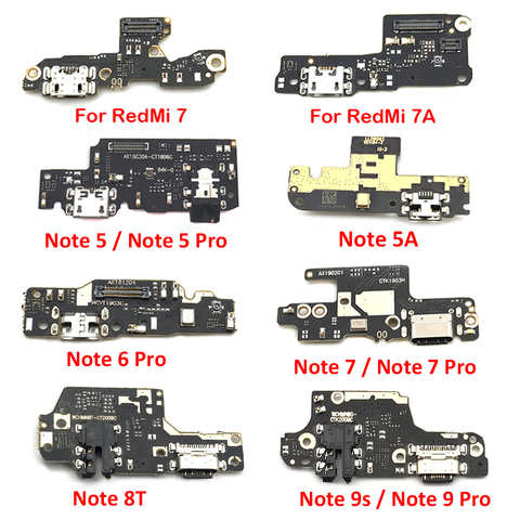 Док-разъем зарядная плата для Xiaomi Redmi Note 8 9 8T 7 6 5 5A Pro Go 7 7A S2 9A USB зарядное устройство порт для зарядки гибкий кабель 32994863041