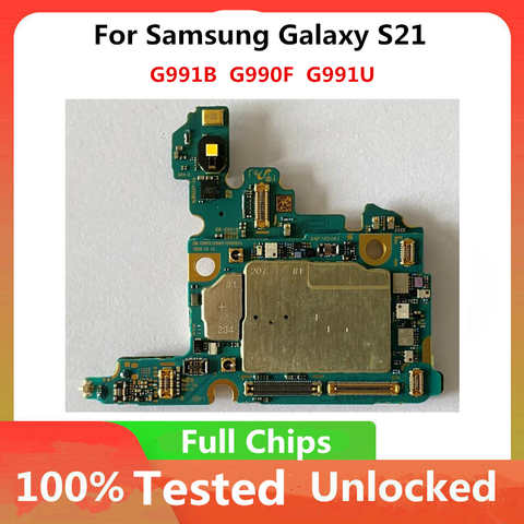Разблокированная оригинальная материнская плата с полным чипом для Samsung Galaxy S21 Plus G991U G998U G991B G998B Ultra G996B G990F, ОС Android 128 256 32998451998