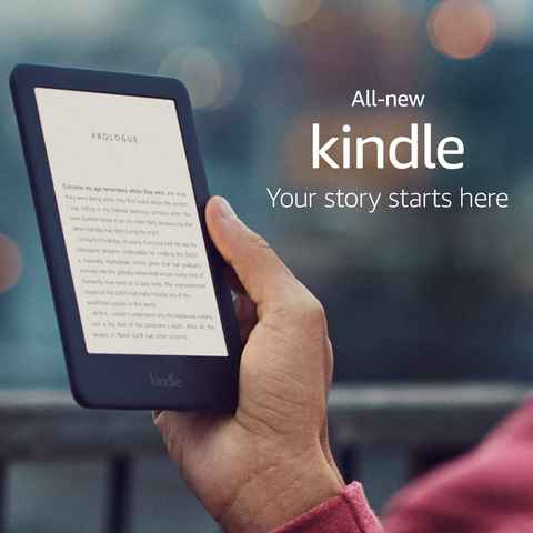 Электронная книга Kindle, черная версия 2019, теперь со встросветильник кой спереди, Wi-Fi, 8 ГБ, экран e-ink, 6-дюймовая электронная книга 33000248495