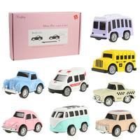 Coolplay милый мини-литой автомобиль из сплава автомобили-модельная игрушка металлический прекрасный красочный такси автобус игрушки сплав автомобиль для детей подарок 33007653688